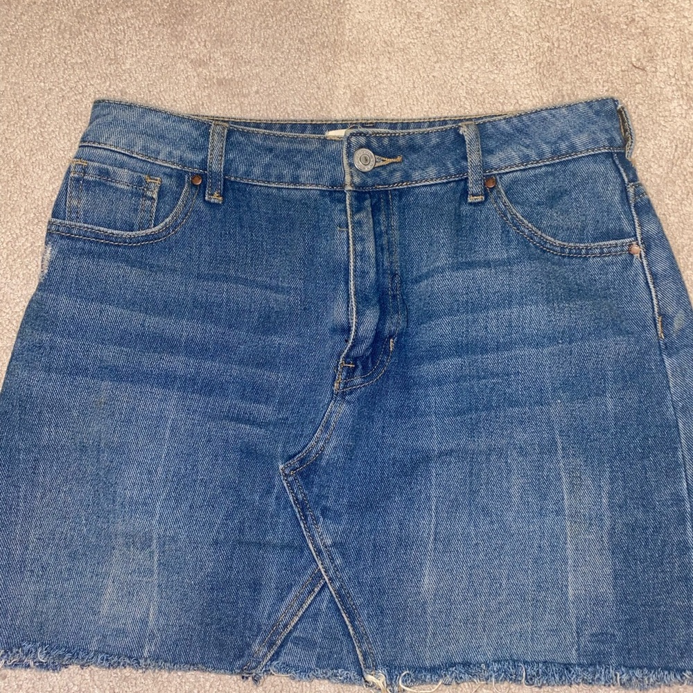 pacsun denim skirt